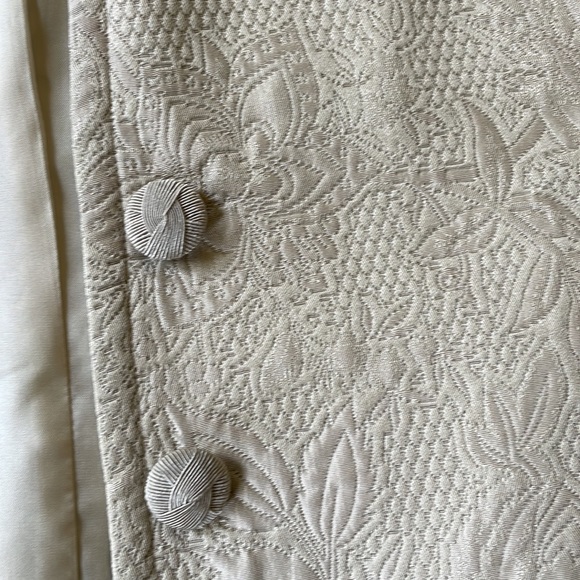 Talbots Petites brocade pattern jacket/blazer- size 10p - Picture 6 of 7